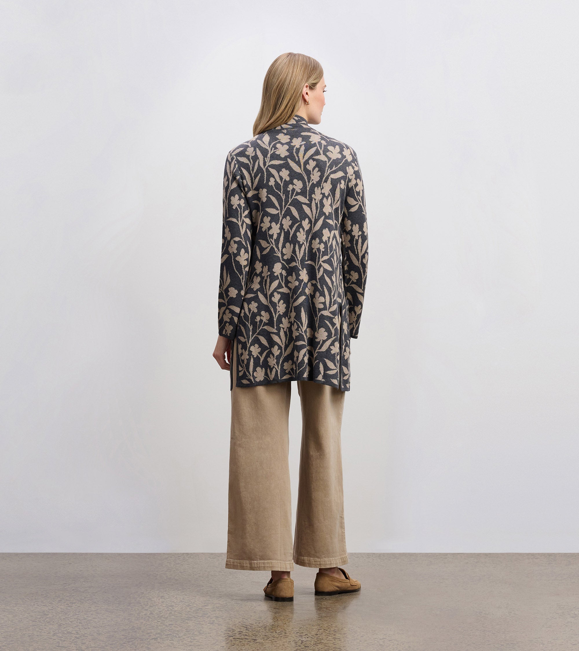 Sweater Blazer - Floral Vines | Hatley