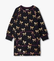 Girls Gold Bows Sweater Dress | Hatley US Girls