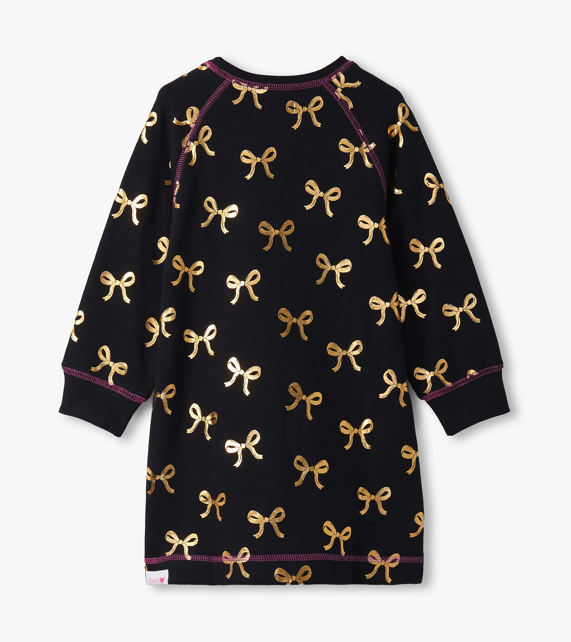 Girls Gold Bows Sweater Dress | Hatley US Girls