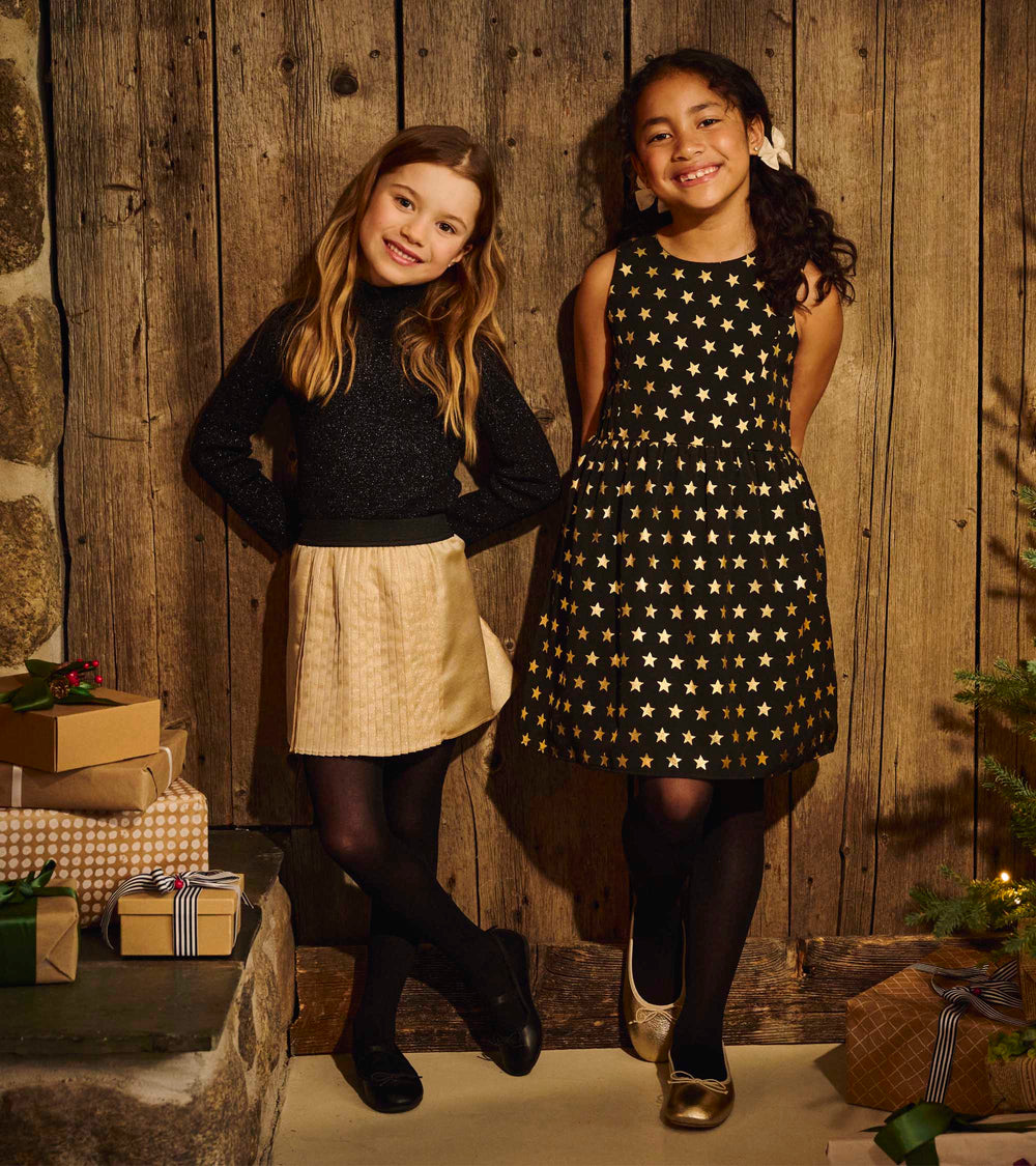 Girls Gold Pleated Fun Skirt | Hatley Sale Girls