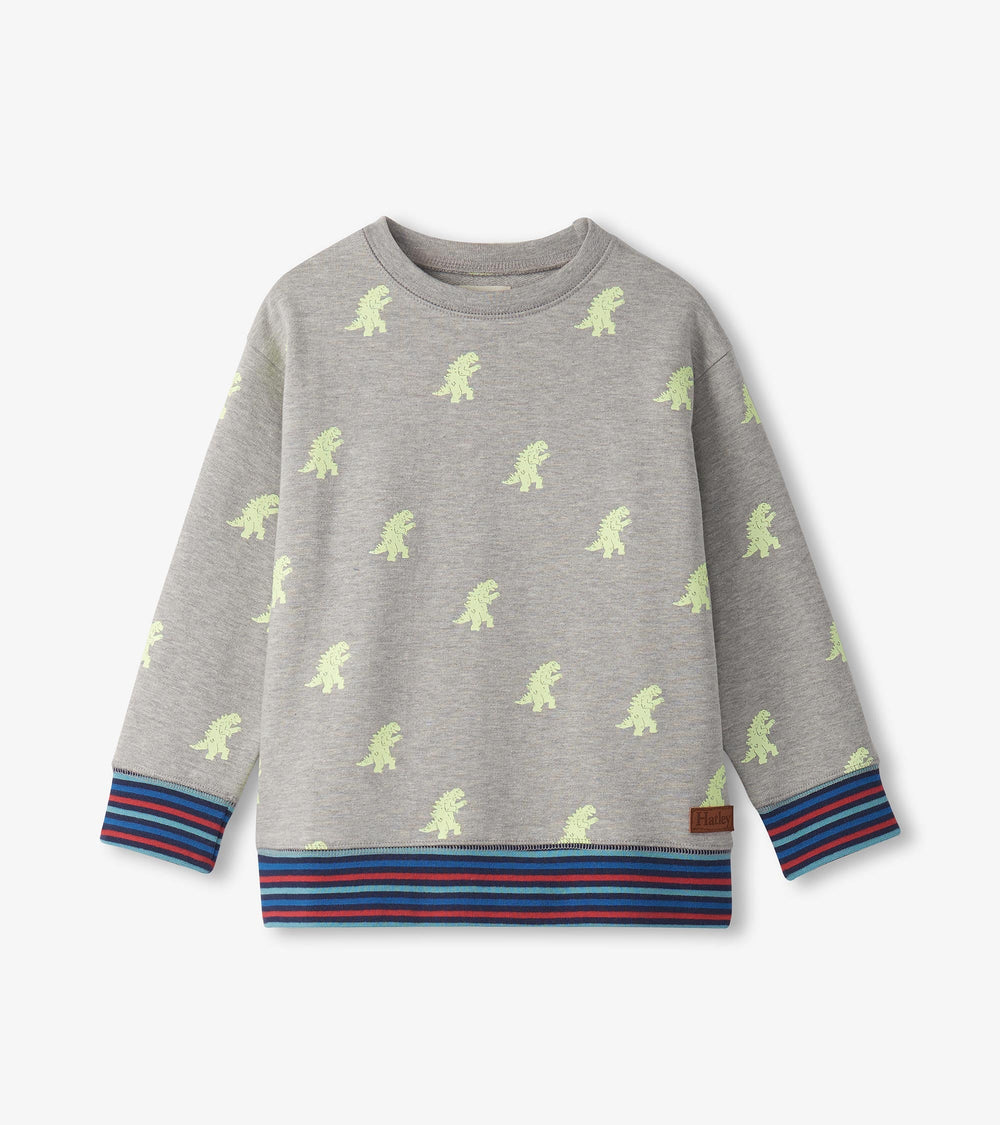 Boys Monster Glow in the Dark Pullover Sweatshirt | Hatley For Boys