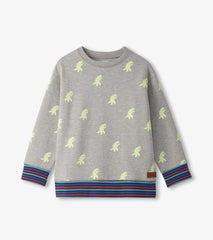 Boys Monster Glow in the Dark Pullover Sweatshirt | Hatley For Boys