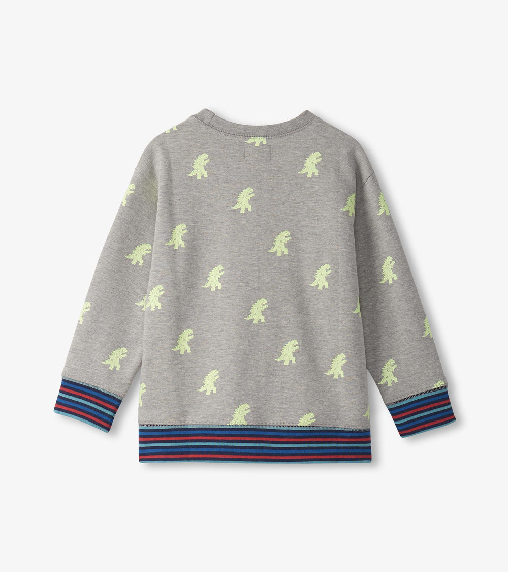 Boys Monster Glow in the Dark Pullover Sweatshirt | Hatley For Boys