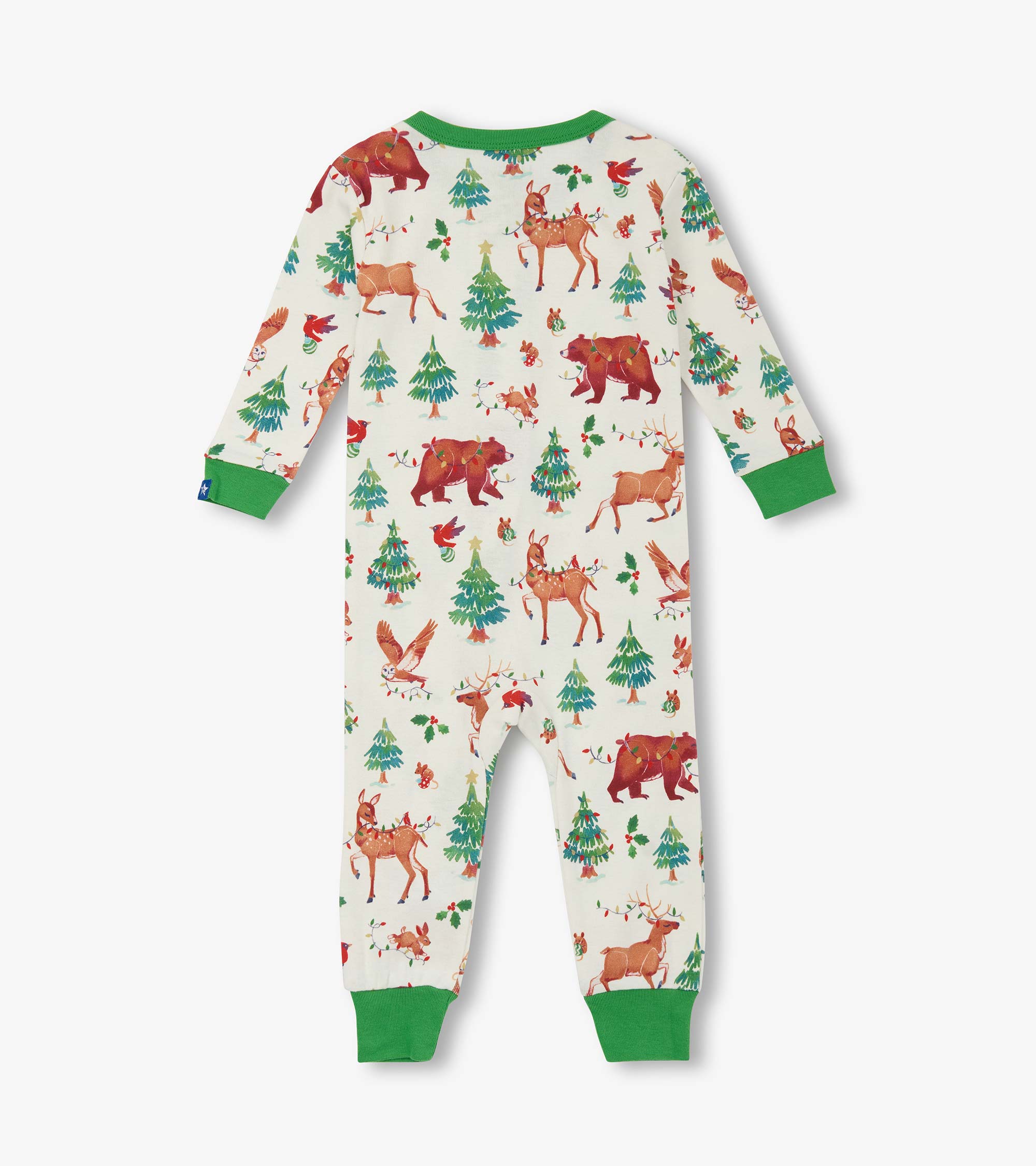 Baby Boys Holiday Animals Cotton Sleeper | Hatley Baby & Toddler