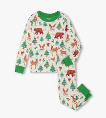 Girls Holiday Animals Cotton Pajama Set | Hatley Discount Girls