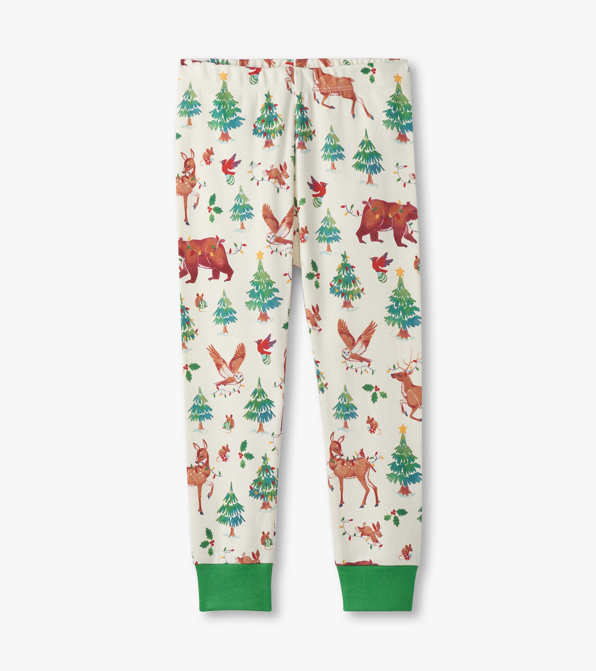 Girls Holiday Animals Cotton Pajama Set | Hatley Discount Girls