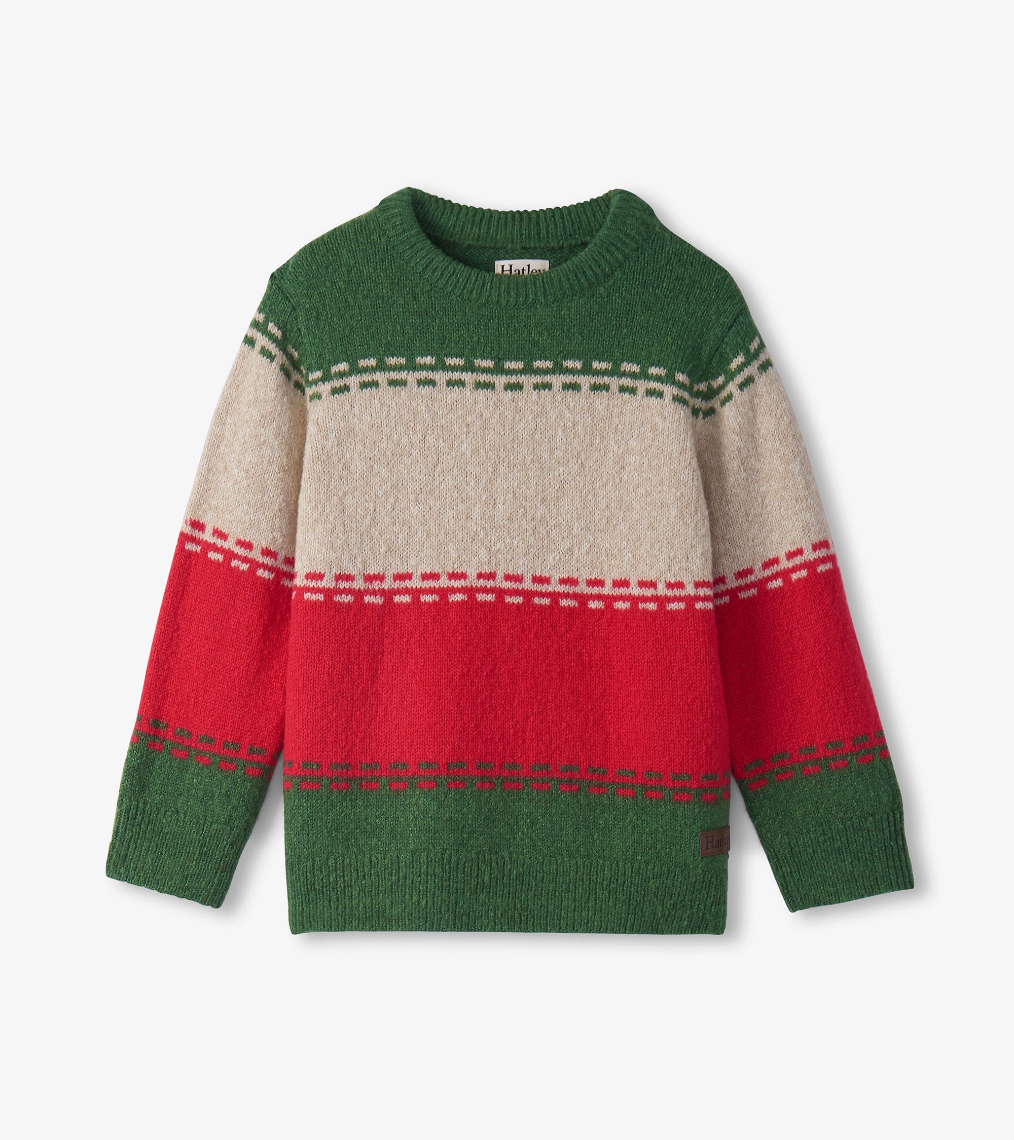 Boys Holiday Combo Crew Neck Sweater | Hatley For Boys