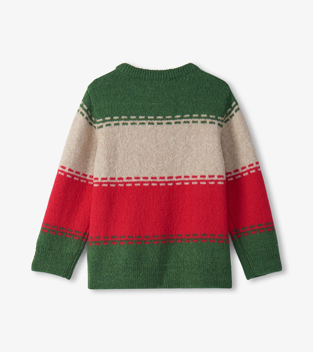 Boys Holiday Combo Crew Neck Sweater | Hatley For Boys