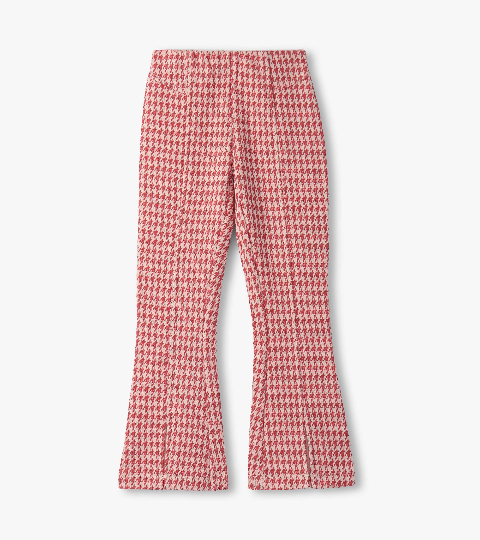 Girls Chex Red Houndstooth Bell Bottoms | Hatley Outlet Girls