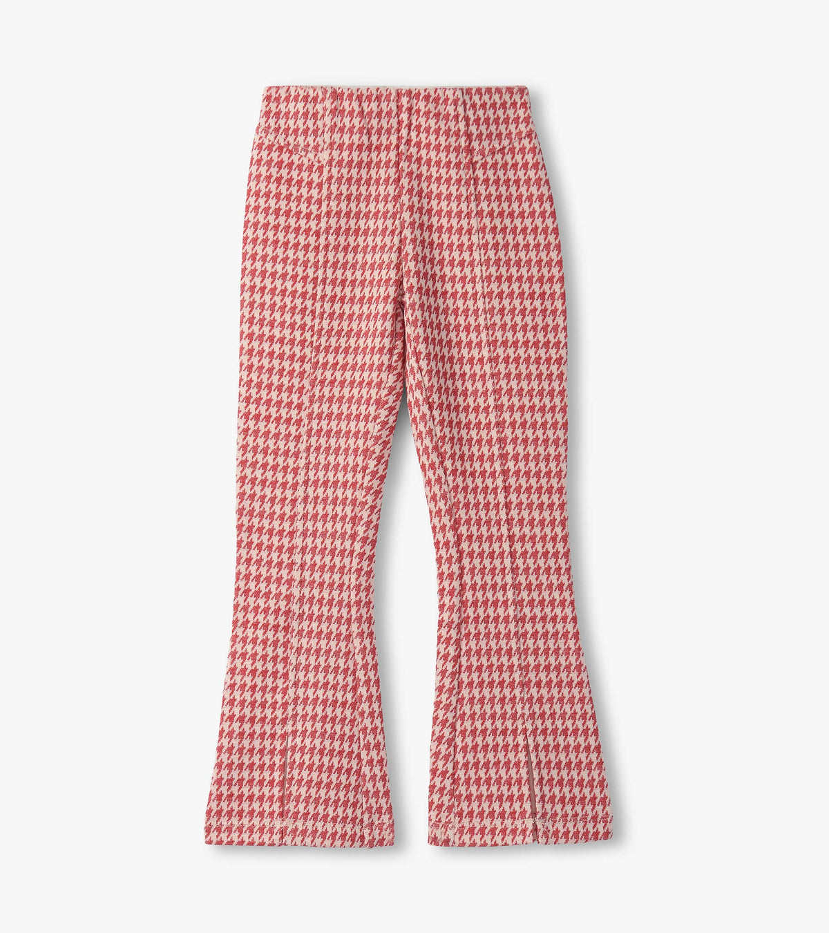 Girls Chex Red Houndstooth Bell Bottoms | Hatley Outlet Girls