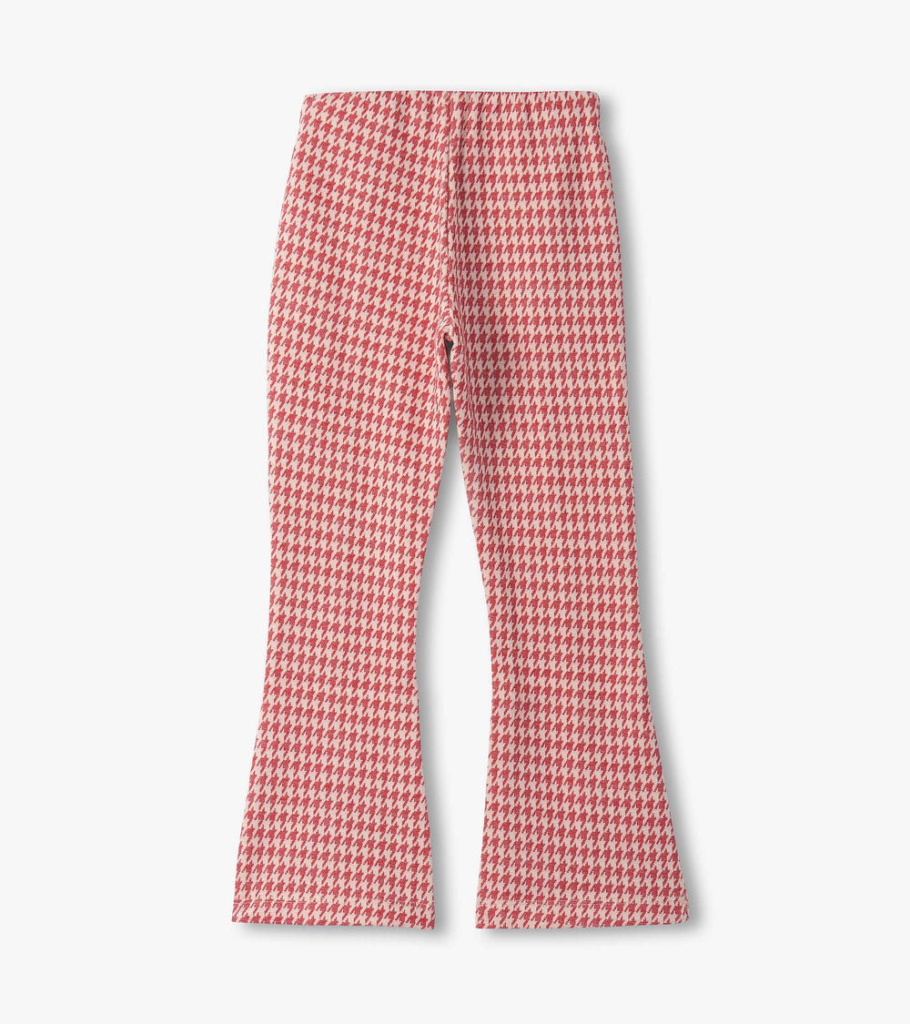 Girls Chex Red Houndstooth Bell Bottoms | Hatley Outlet Girls
