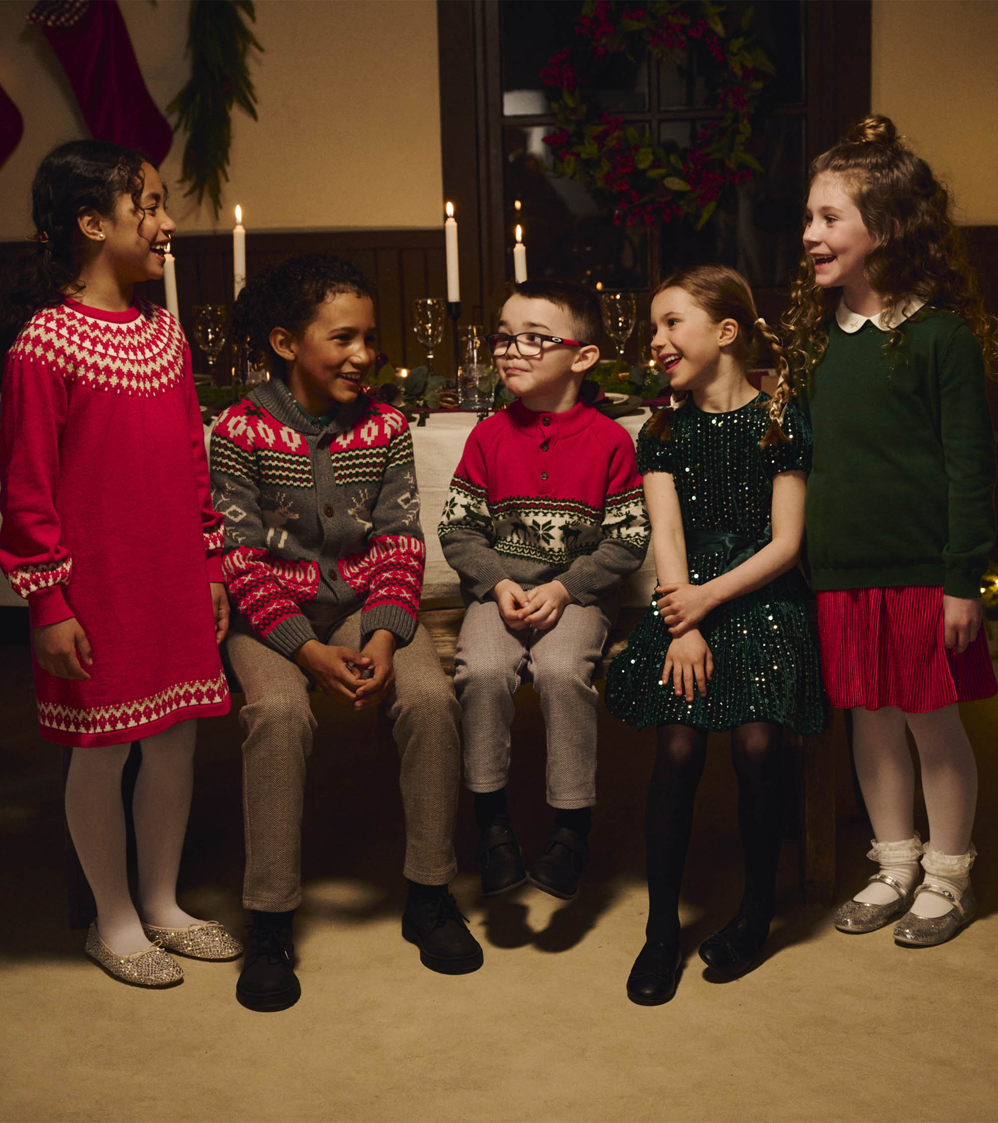 Boys Holiday Elk Mockneck Sweater | Hatley Onsale Boys