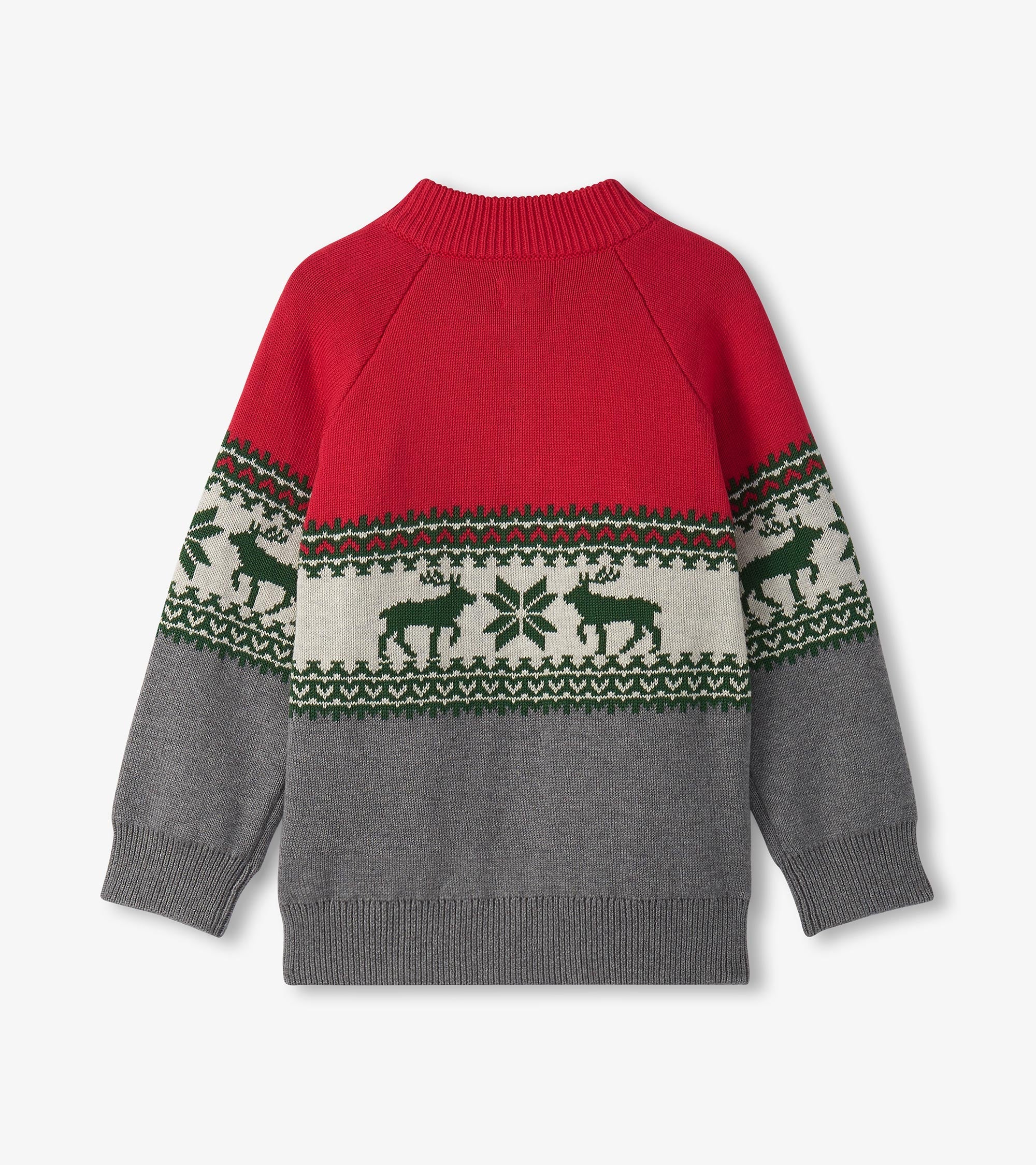 Boys Holiday Elk Mockneck Sweater | Hatley Onsale Boys