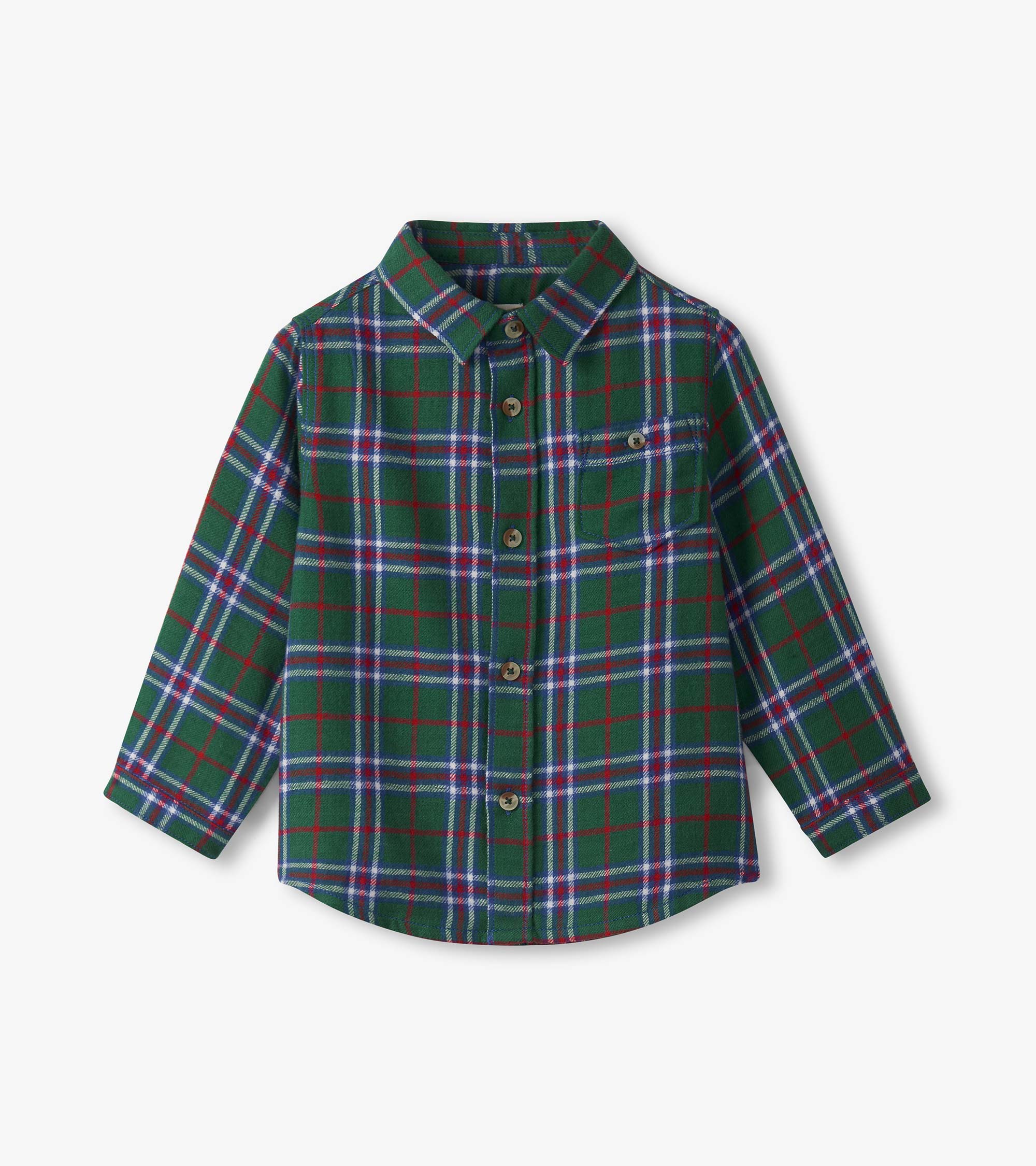 Boys Holiday Plaid Button Down Shirt | Hatley Onsale Boys