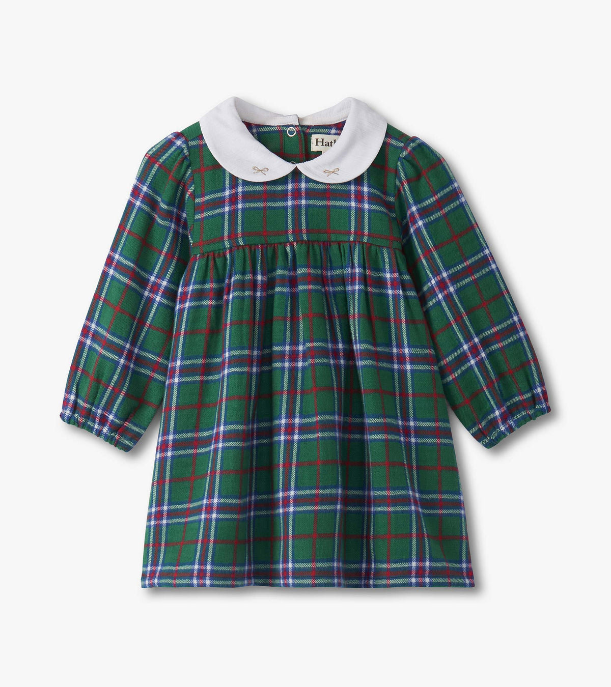 Baby & Toddler Girls Holiday Plaid Puff Sleeve Pinafore | Hatley For Baby & Toddler