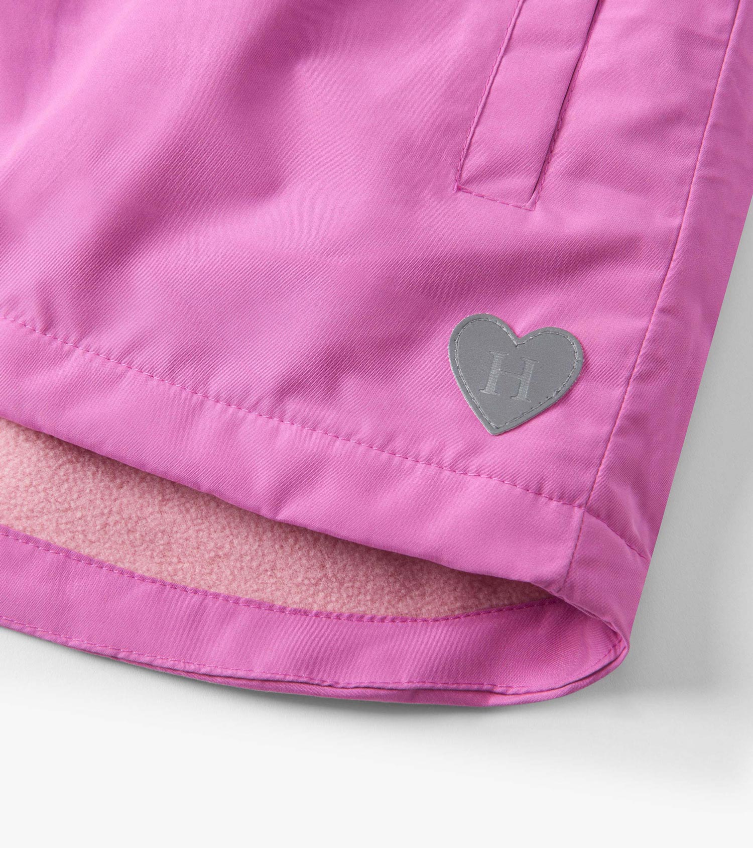 Girls Heart Swans Color Changing Zip-Up Rain Jacket | Hatley Discount Girls