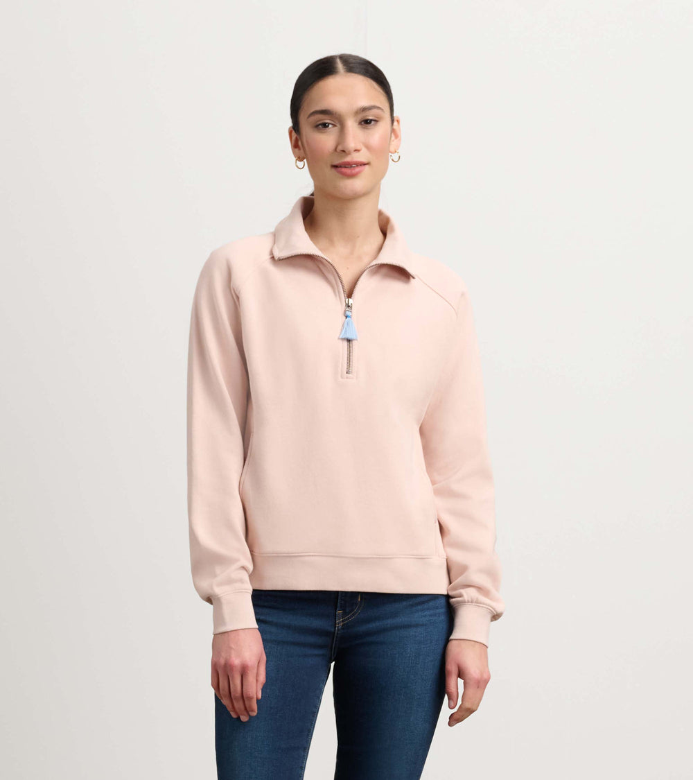 Mock Neck Pullover - Pink | Hatley Discount Women