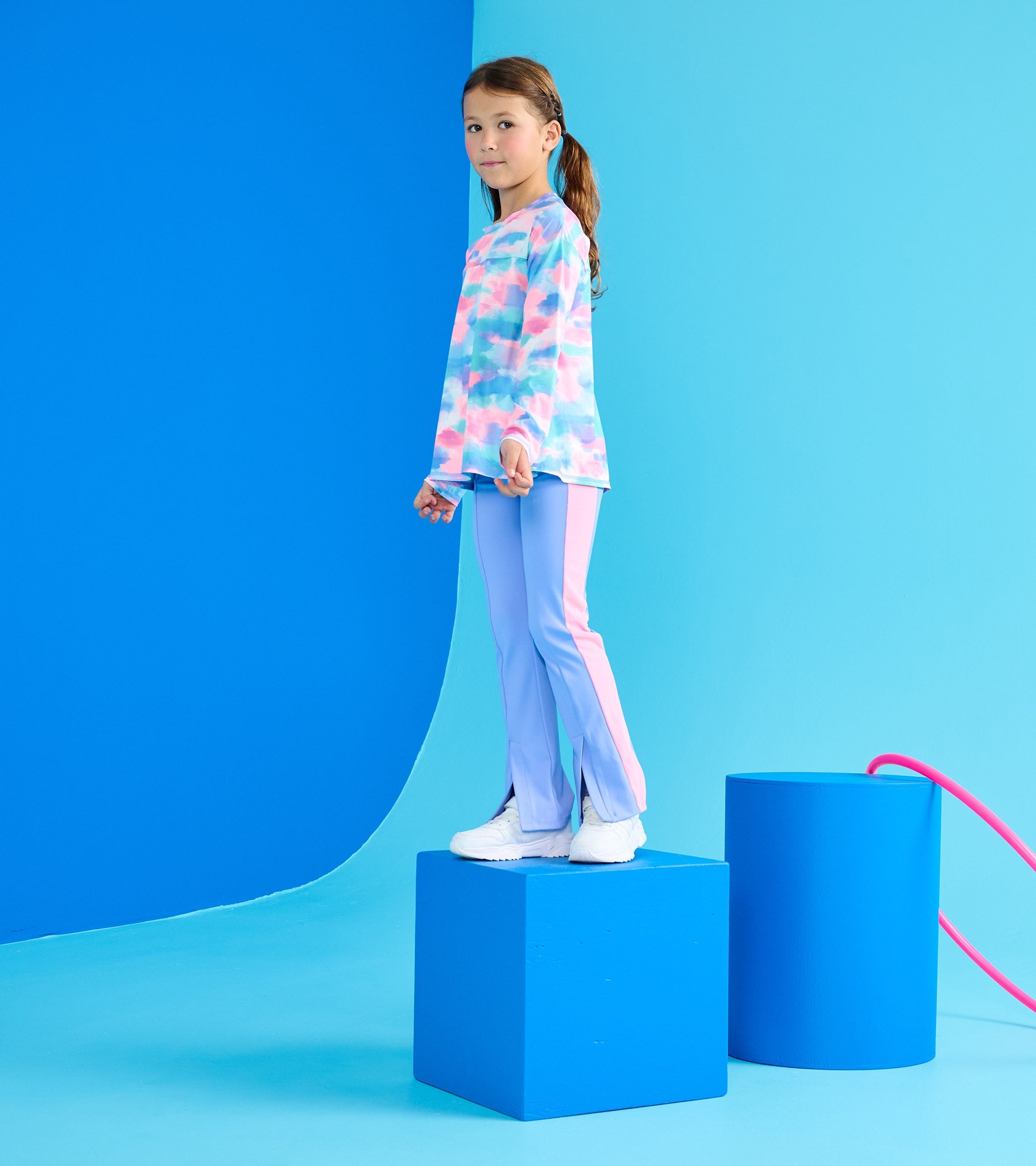 Girls Purple Active Flared Pants | Hatley Outlet Girls