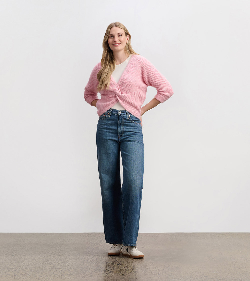Cross Over Sweater - Pastel Pink | Hatley Sale Women