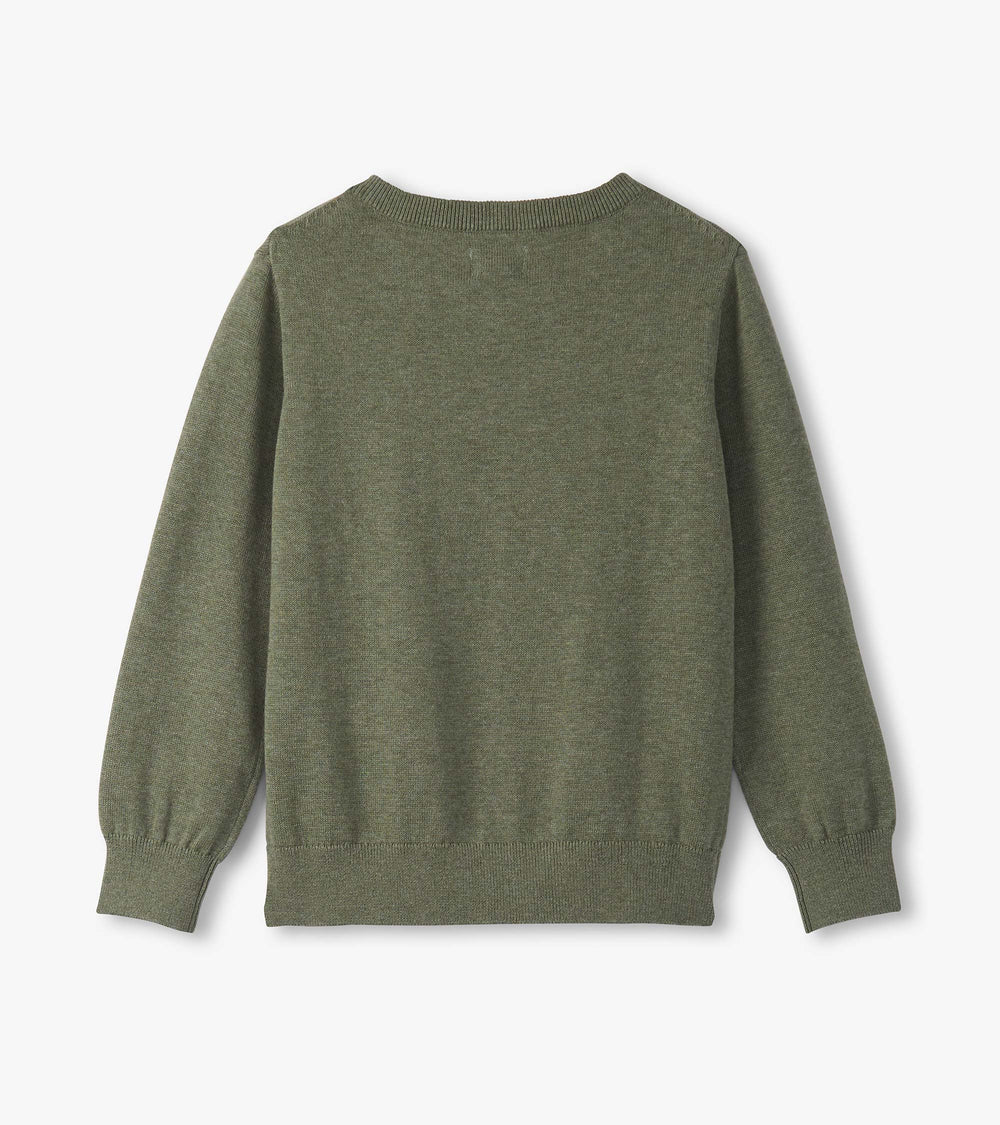Boys Hunting Dogs V-Neck Sweater | Hatley For Boys