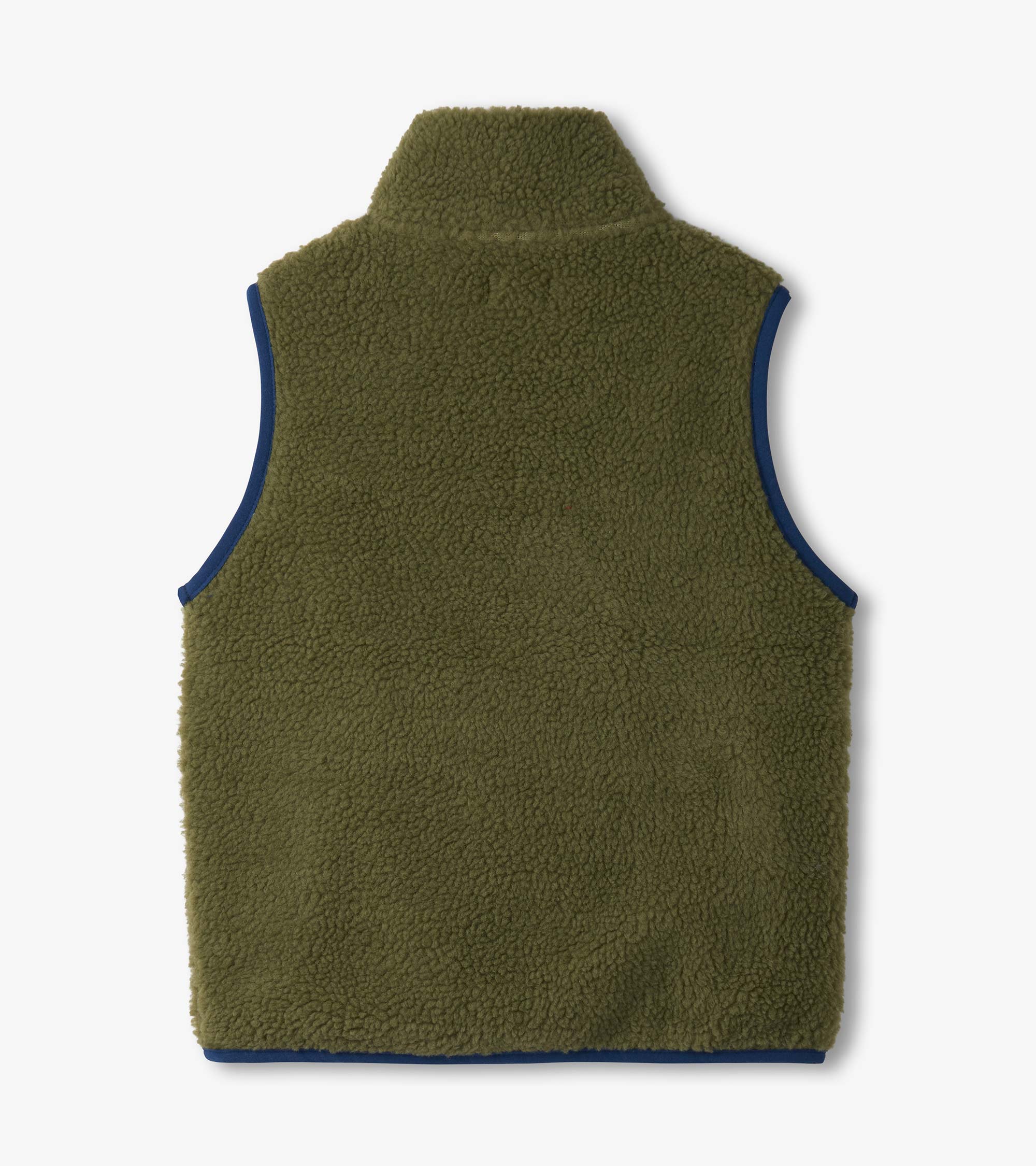 Boys Loden Green Faux Sherpa Vest | Hatley Outlet Boys