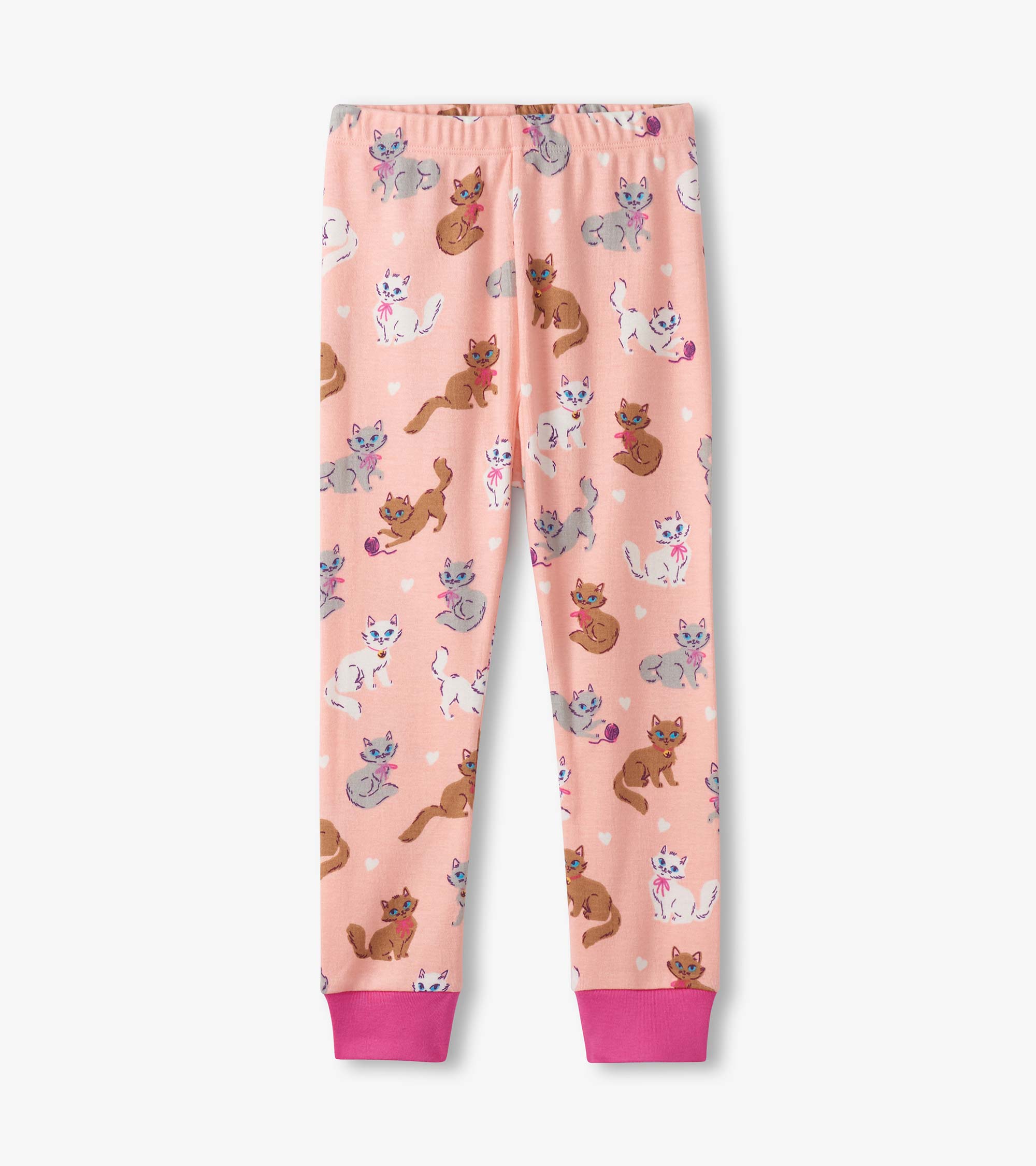 Girls Little Kitties Cotton Pajama Set | Hatley Onsale Girls