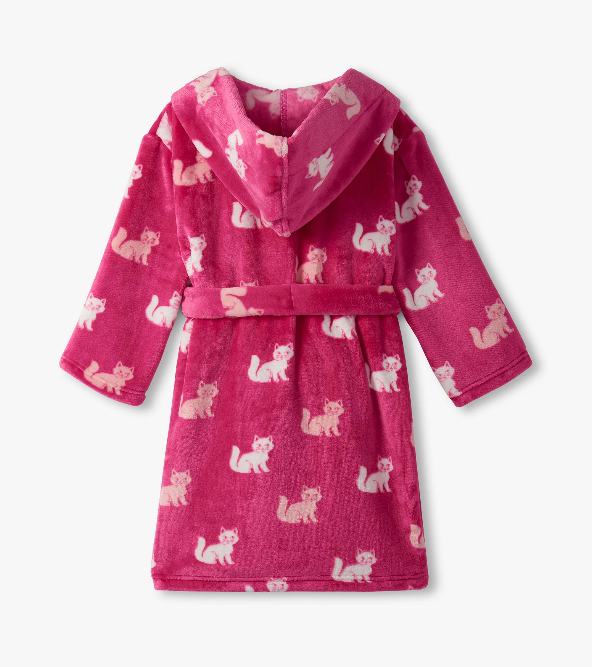 Girls Little Kitties Fuzzy Fleece Robe | Hatley