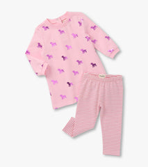 Baby & Toddler Girls Lamb Silhouette Dress and Legging Set | Hatley Outlet Baby & Toddler