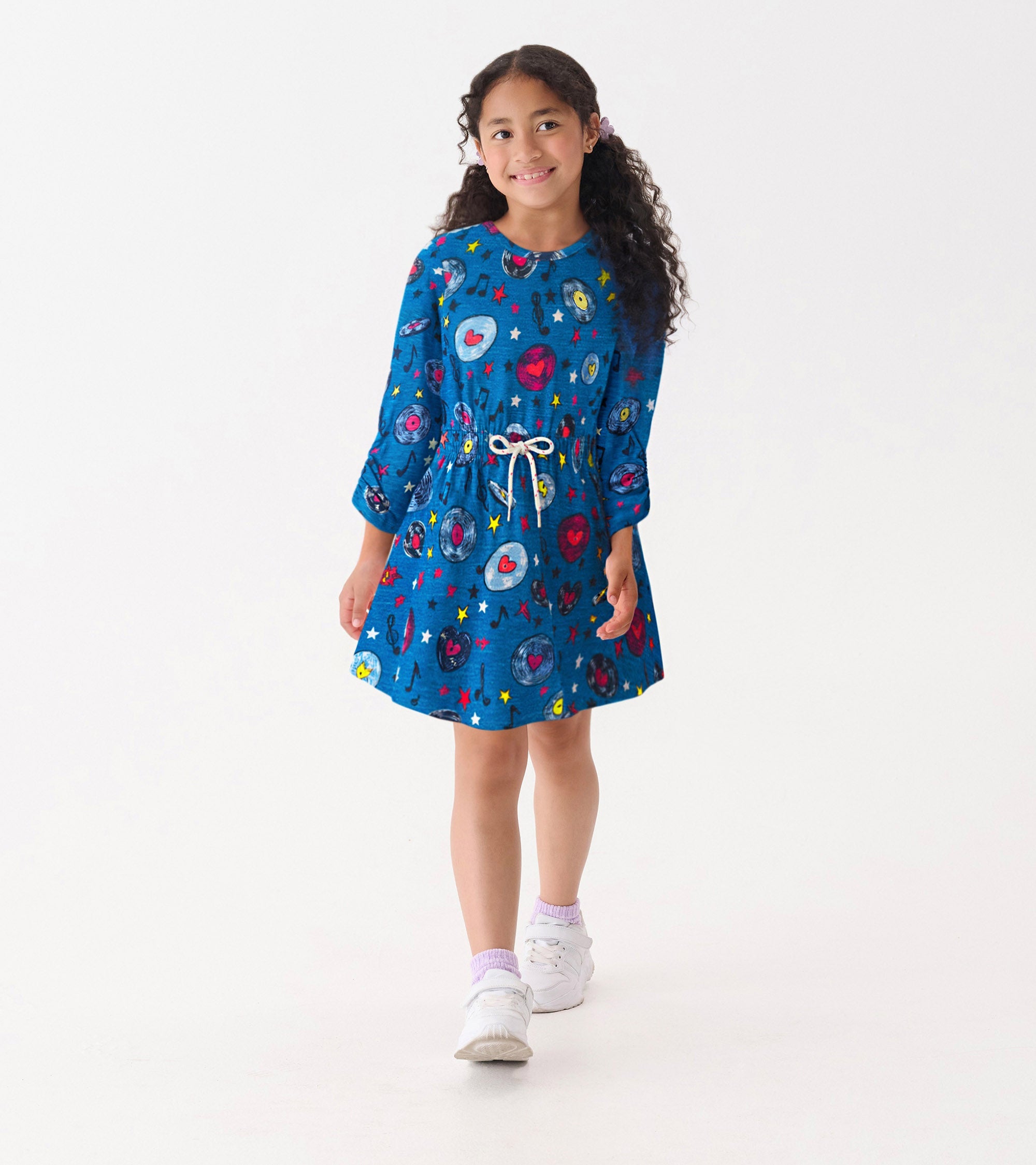Girls Love of Music Cinched Waist Dress | Hatley US Girls