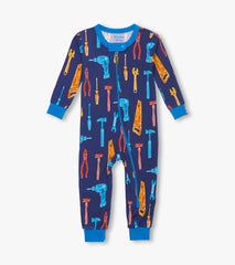 Baby Boys Lots of Tools Bamboo Sleeper | Hatley For Baby & Toddler