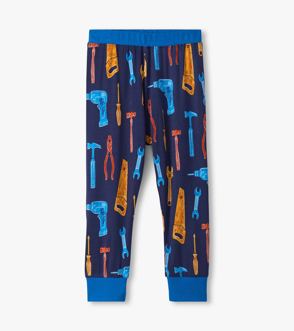 Boys Lots of Tools Bamboo Pajama Set | Hatley
