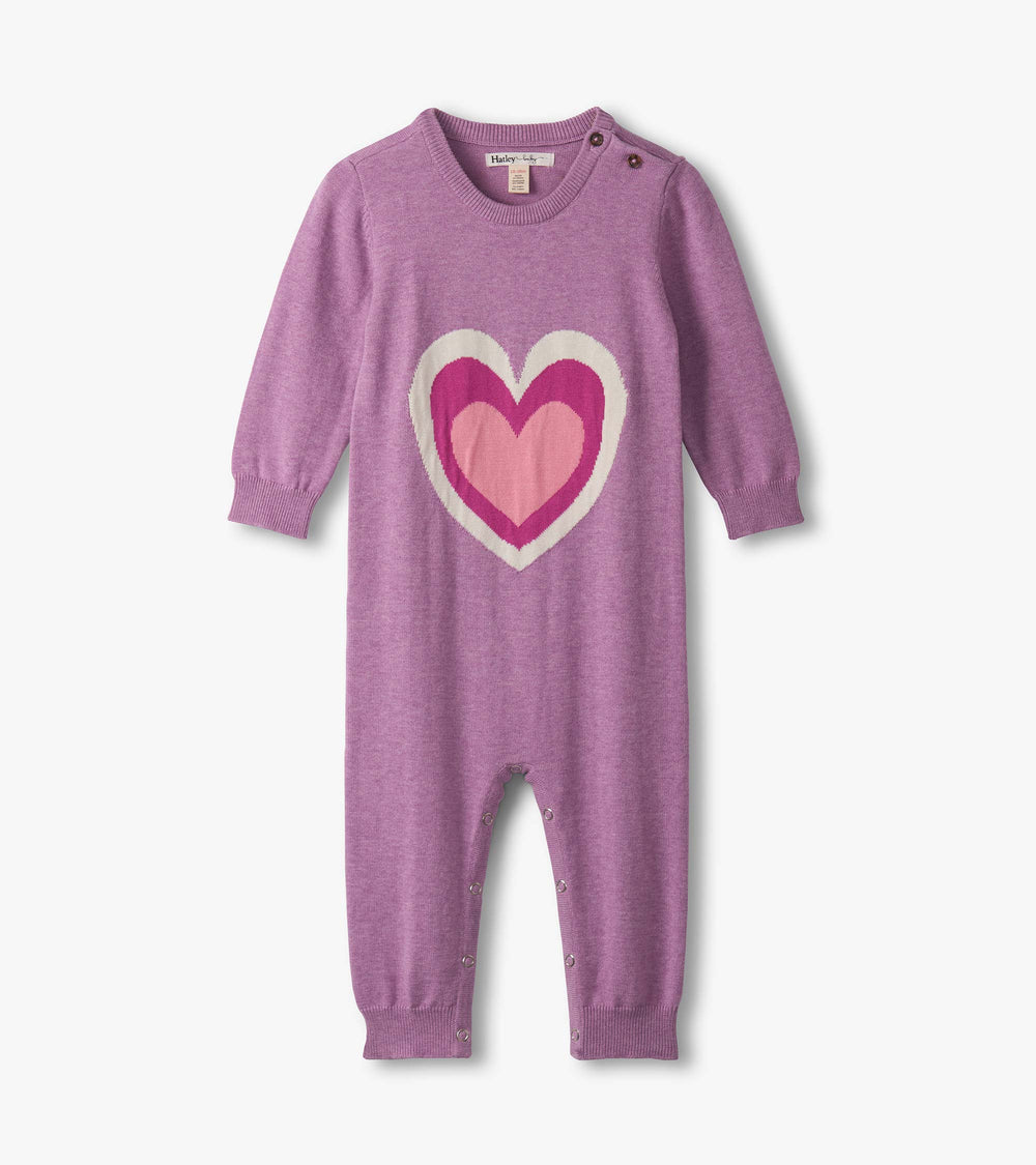 Baby Girls Hearts Sweater Romper | Hatley Onsale Baby & Toddler