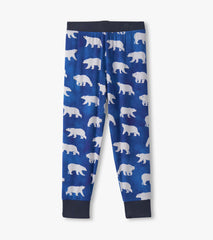 Boys Midnight Polar Bear Pajama Set | Hatley For Boys
