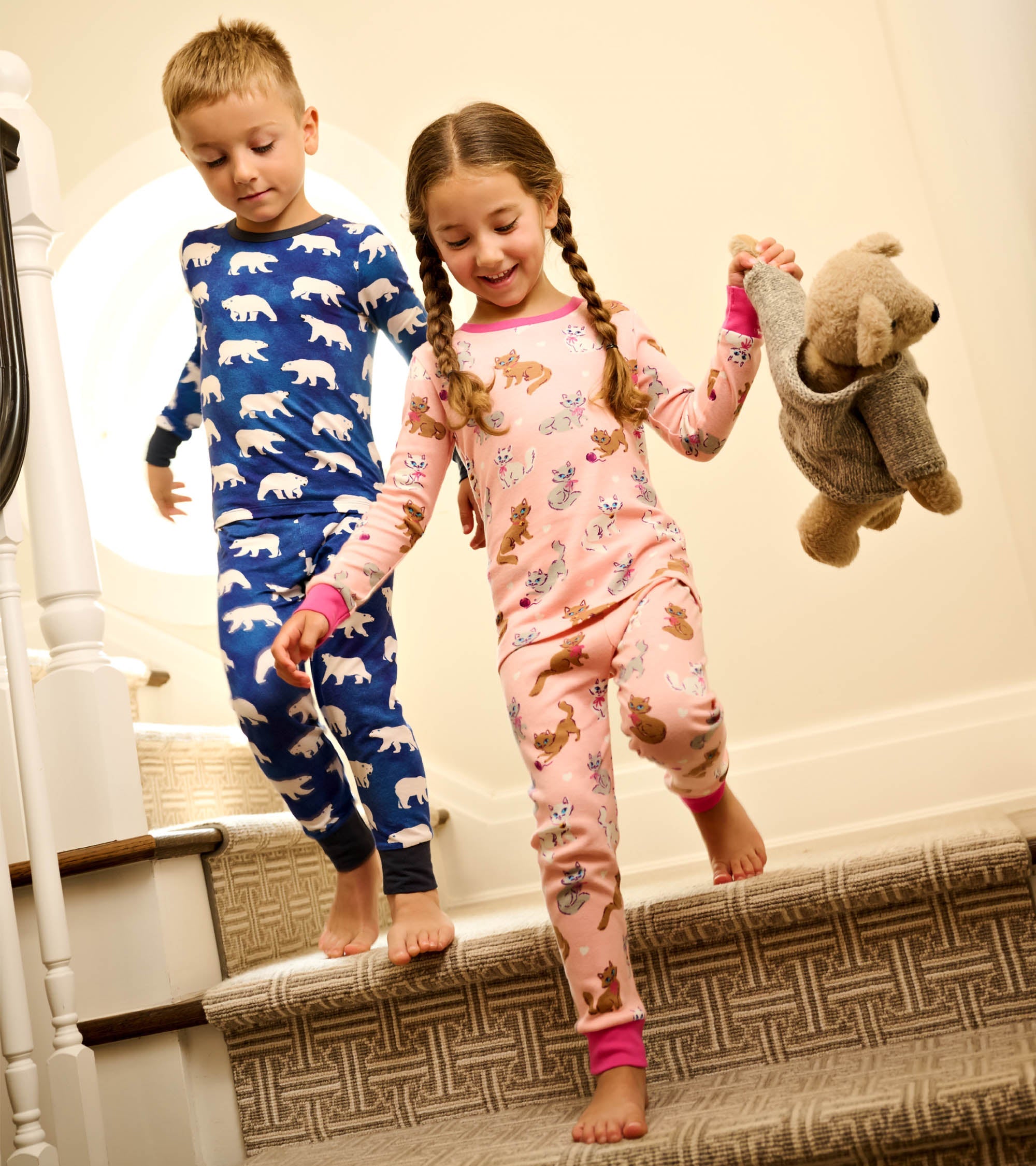 Boys Midnight Polar Bear Pajama Set | Hatley For Boys