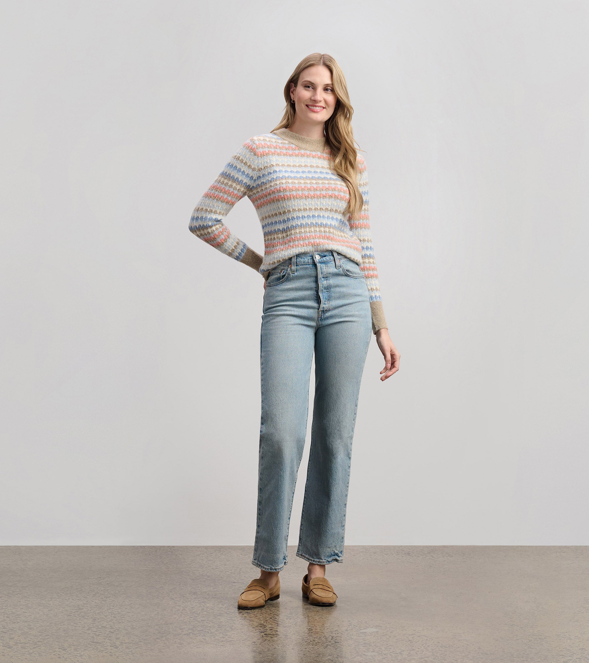 Everywhere Sweater - Bubble Stripes | Hatley Onsale Women