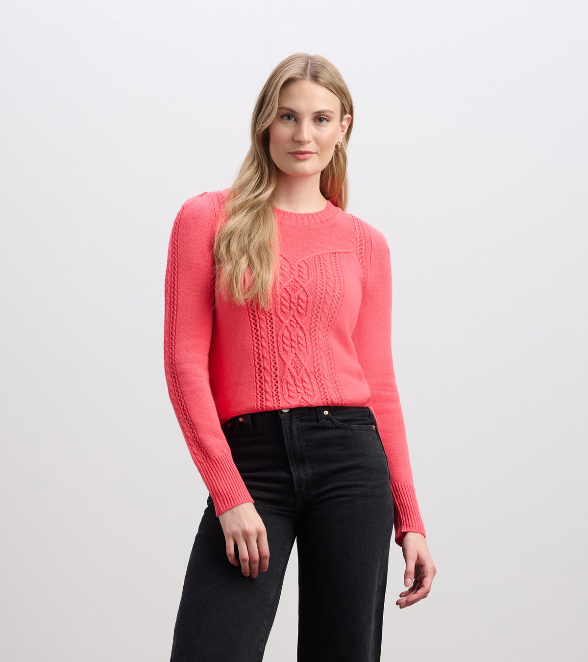 Phoebe Sweater - Neon Melon | Hatley For Women