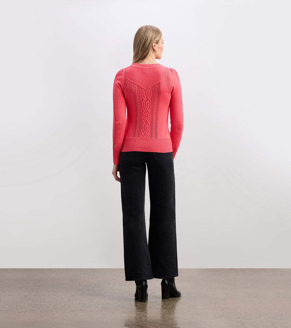 Phoebe Sweater - Neon Melon | Hatley For Women