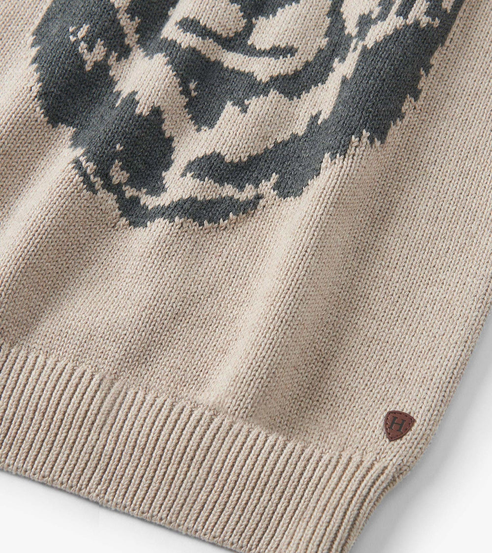 Boys Oatmeal Bear Crew Neck Sweater | Hatley