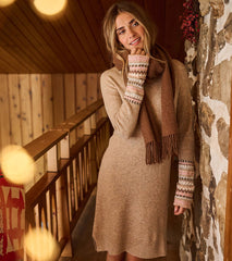 Sadie Sweater Dress - Oatmeal Melange | Hatley Discount Women
