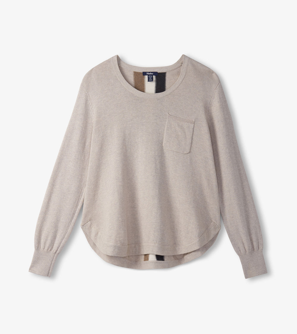 Jessie Sweater - Oatmeal Melange | Hatley Outlet Women