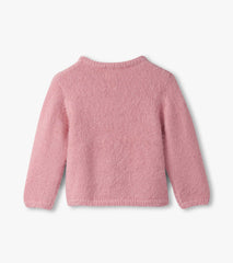 Baby & Toddler Girls Shiny Bow Furry Sweater | Hatley Onsale Baby & Toddler