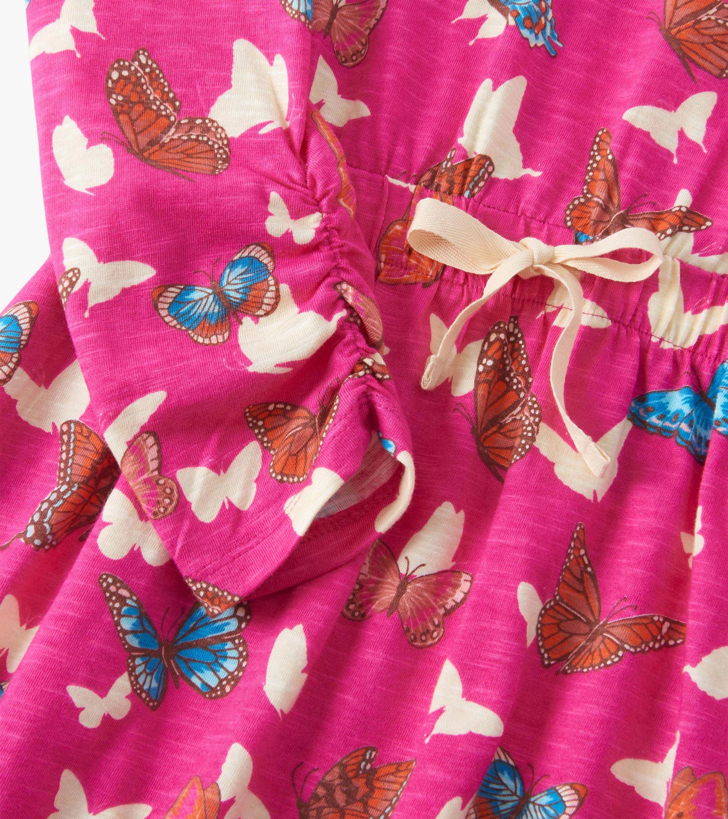 Girls Pop Out Butterflies Cinched Waist Dress | Hatley For Girls