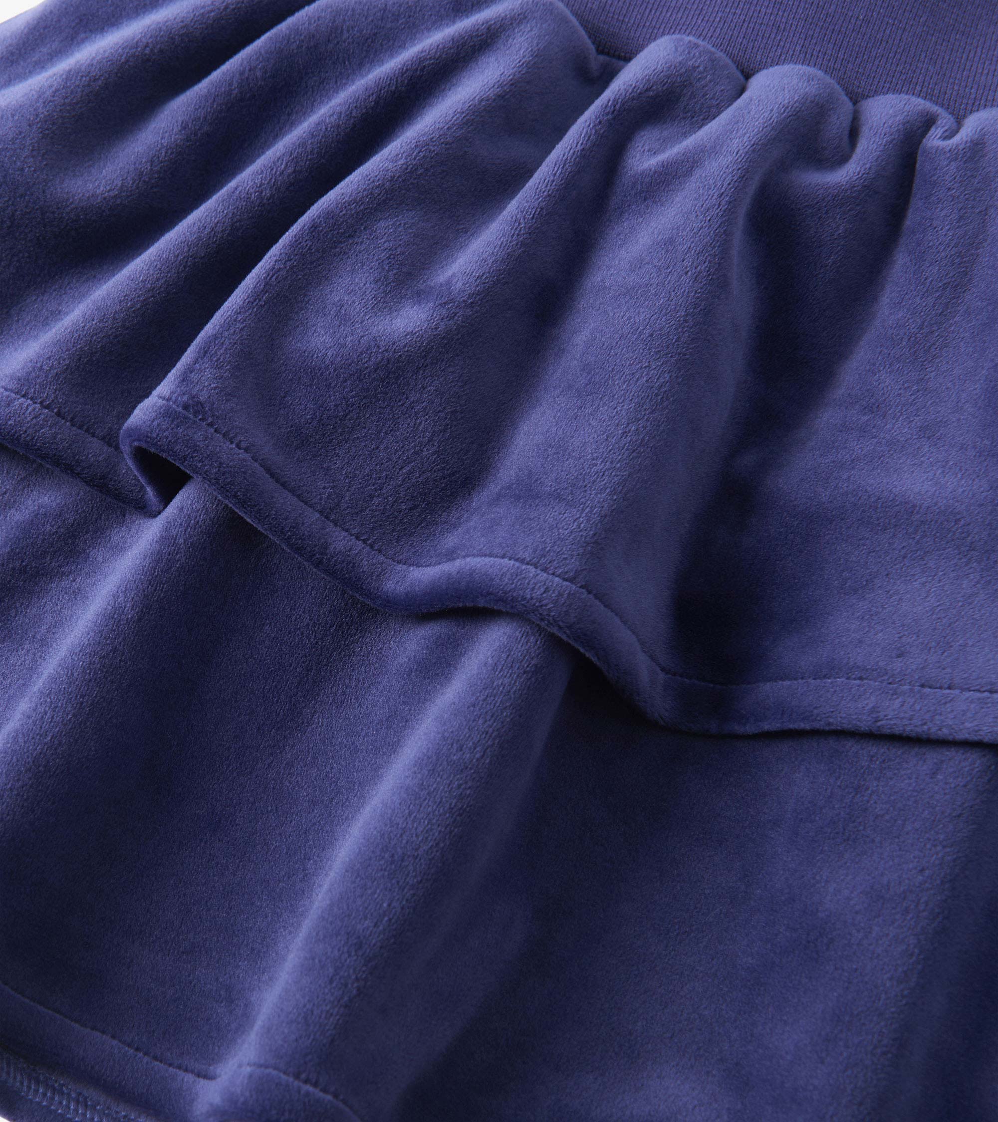 Girls Patriot Blue Velour Skirt | Hatley Girls