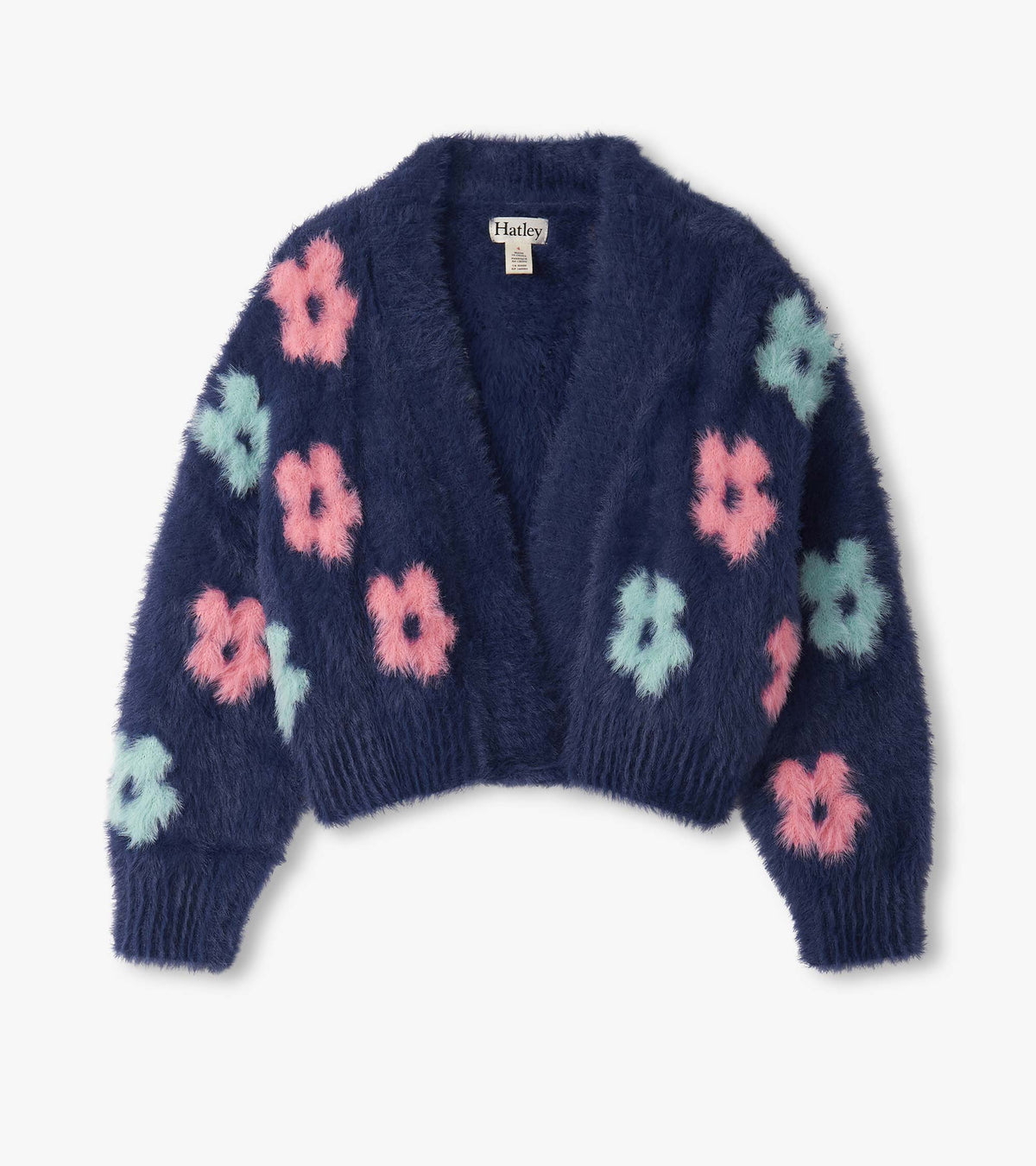 Girls Big Flowers Open Cardigan | Hatley US Girls