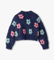Girls Big Flowers Open Cardigan | Hatley US Girls
