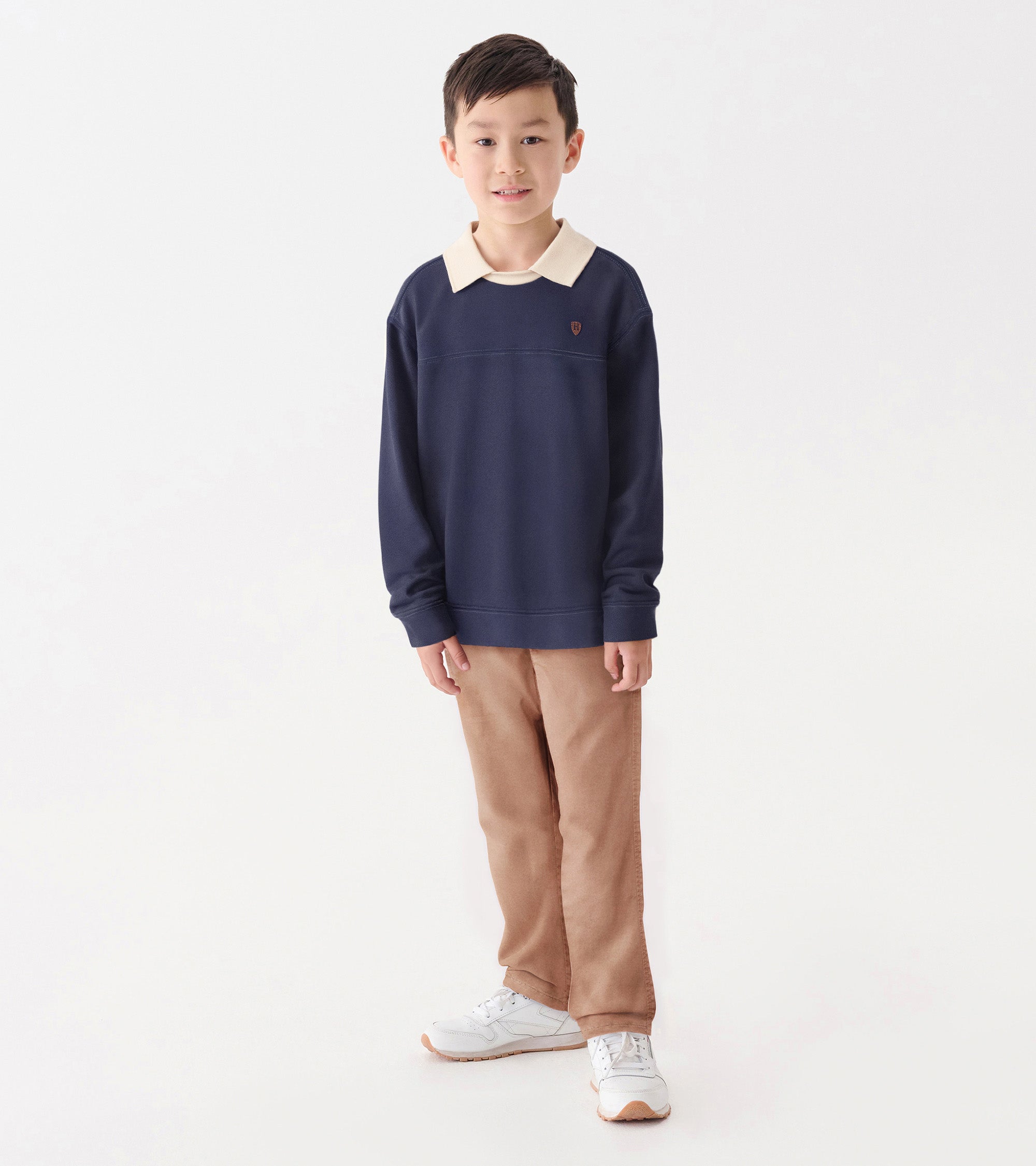 Boys Patriot Blue Fooler Polo Pullover | Hatley Discount Boys