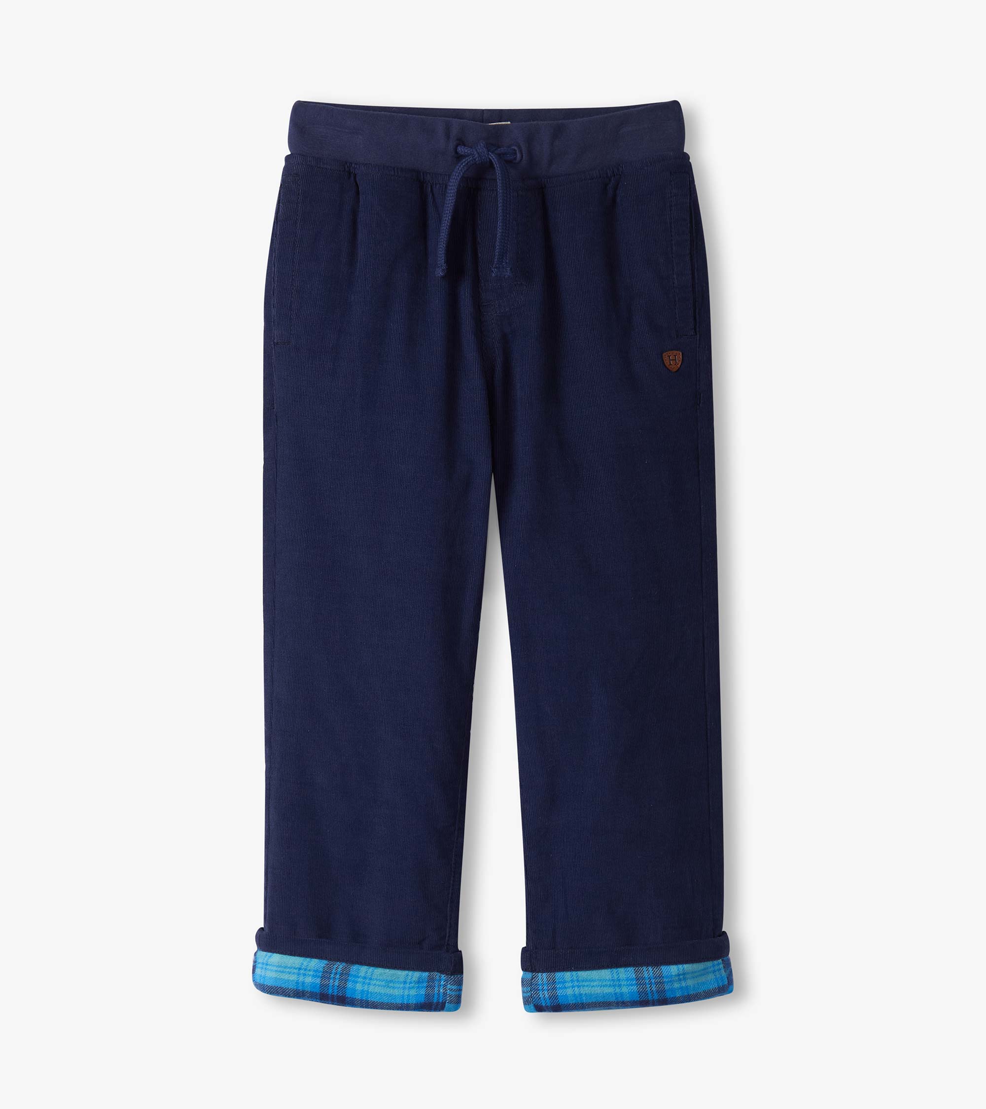Boys Patriot Blue Pull-On Lined Corduroy Pants | Hatley For Boys