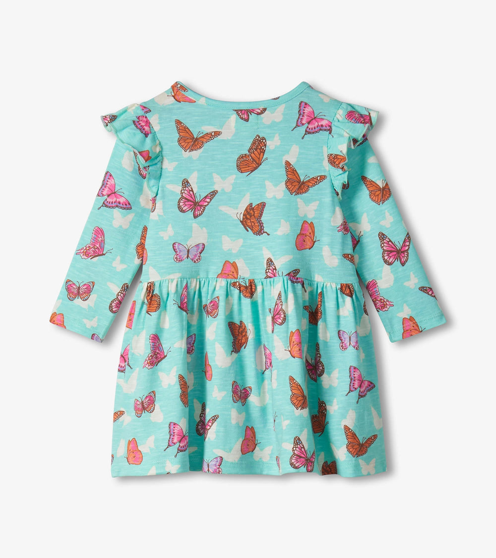 Baby & Toddler Girls Butterfly Ruffle Dress and Legging Set | Hatley