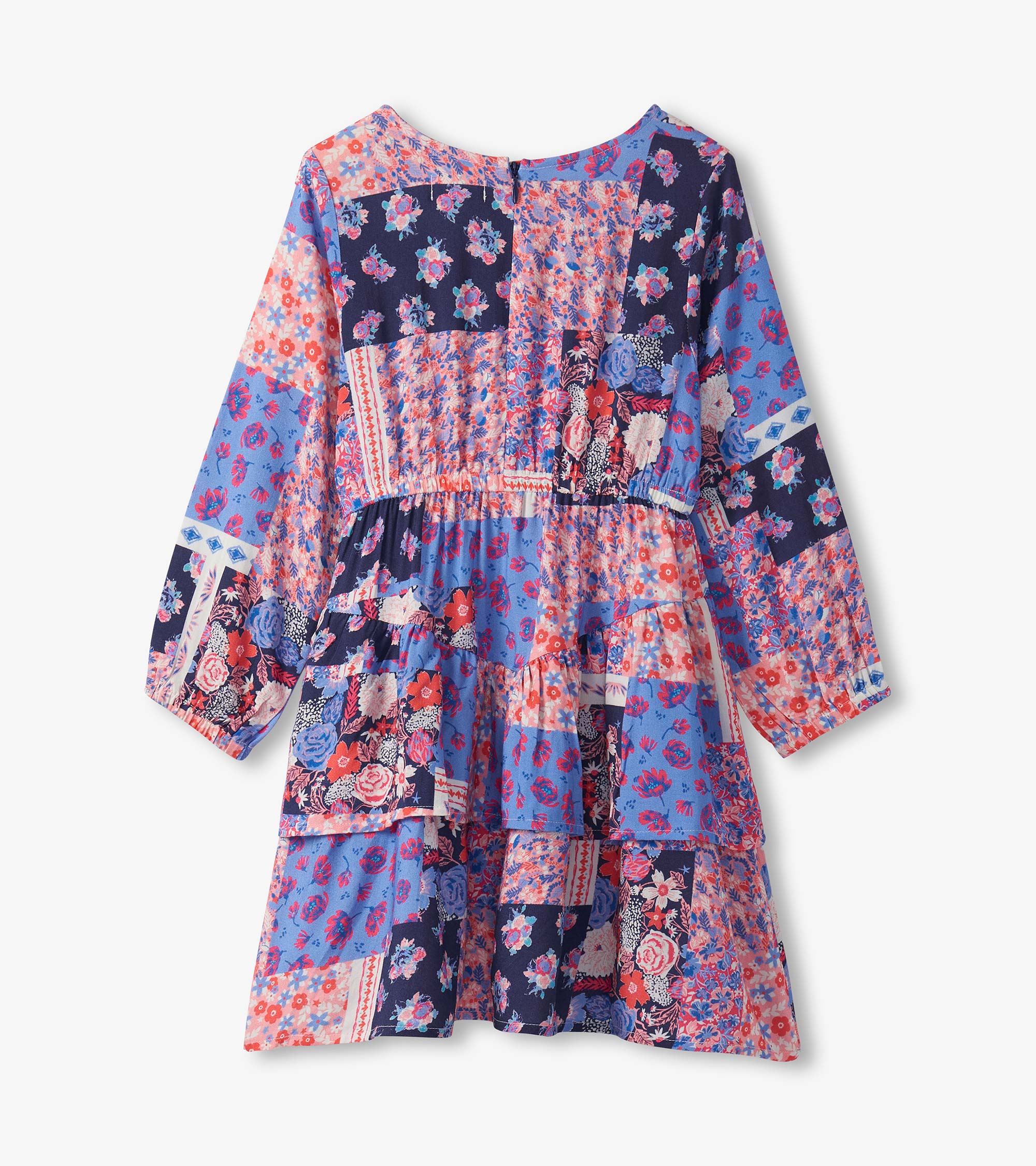 Girls Patchwork Floral Flounce Dress | Hatley Onsale Girls