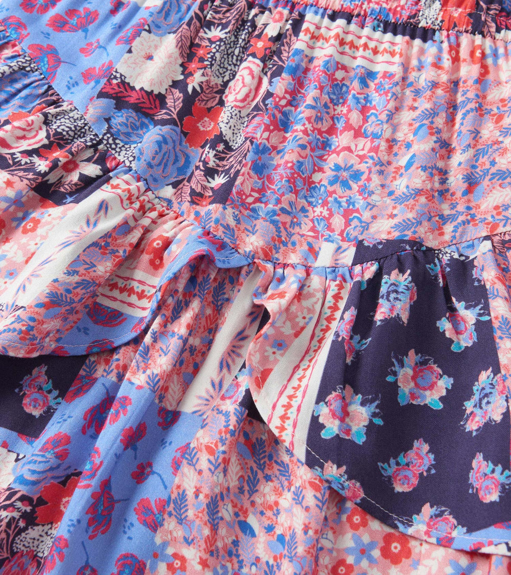 Girls Patchwork Floral Flounce Dress | Hatley Onsale Girls